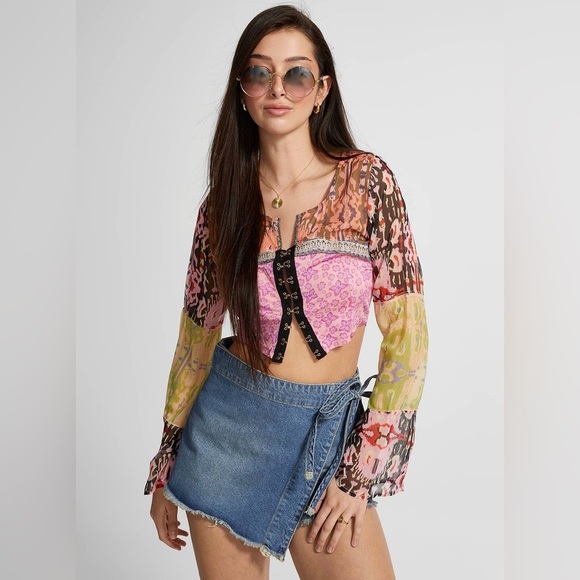 SOLD FREE PEOPLE Walk That Walk Top By - Femme Combo Size Small - Picture 10 of 15